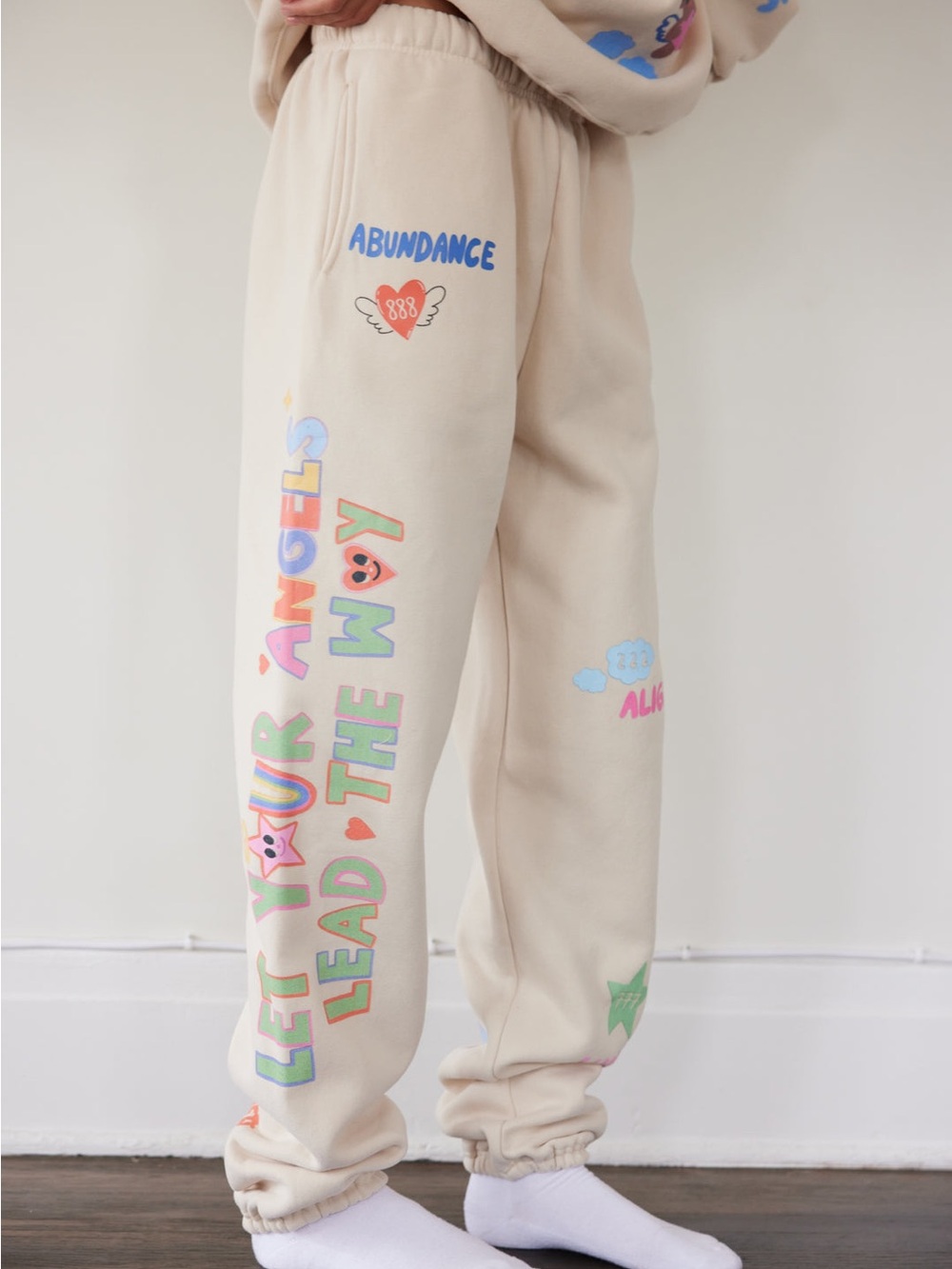 The Mayfair Group Angels All Around You Sweatpants